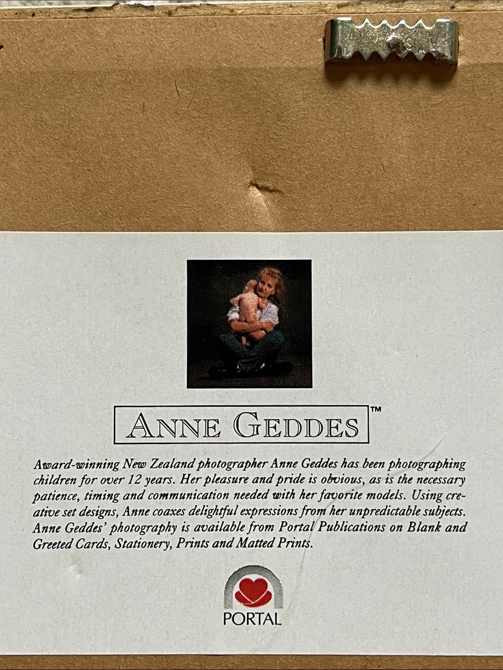 Anne Geddes Sunflower Baby Small Framed Print
